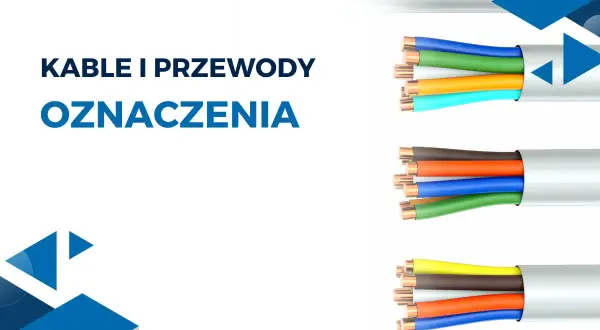 Trzy zbliżenia na końcówki kabli elektrycznych z kolorowymi przewodami.