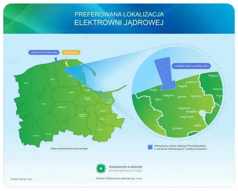 Gdzie miała powstać elektrownia atomowa w Polsce - historia i plany