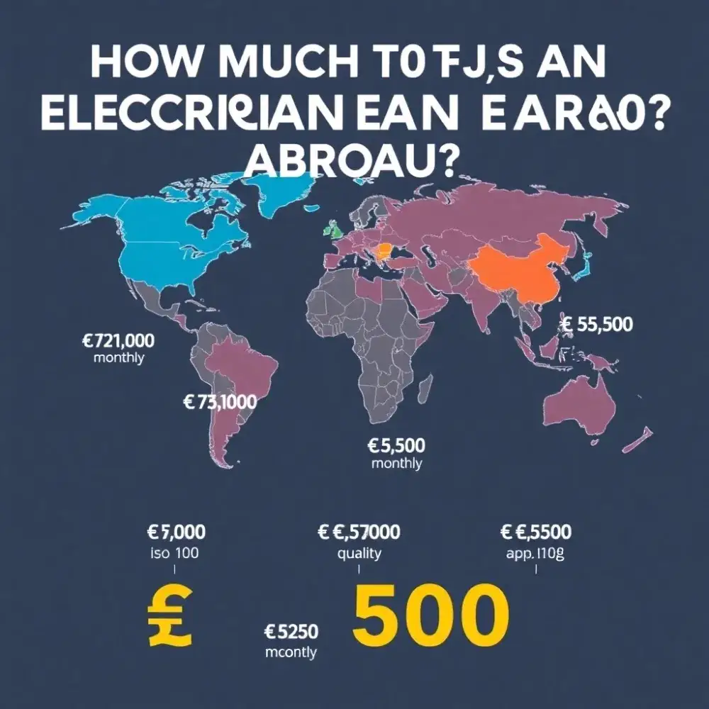 Zdjęcie Ile zarabia elektryk za granicą? Zaskakujące różnice w wynagrodzeniach
